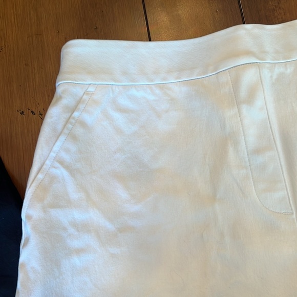 Two pair for price of one!!  Spanx white shorts NWOT and black shorts worn once - Picture 4 of 14